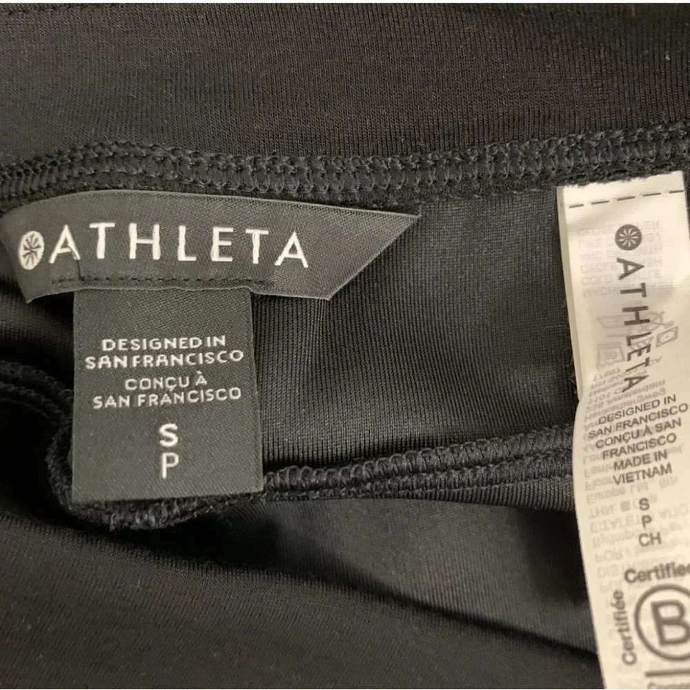 NWT Athleta Get Set Hybrid Barrel Leg Jogger Pants Size 8 High Waist Black - Picture 6 of 7